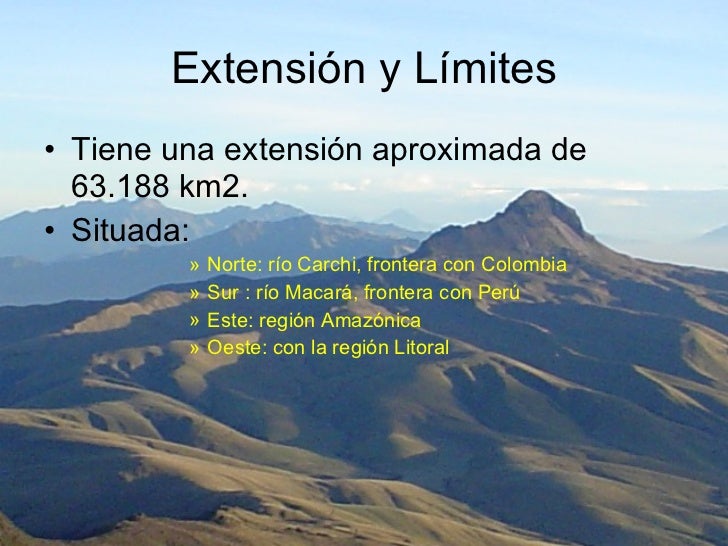 Geografia fisica de la sierra ecuador