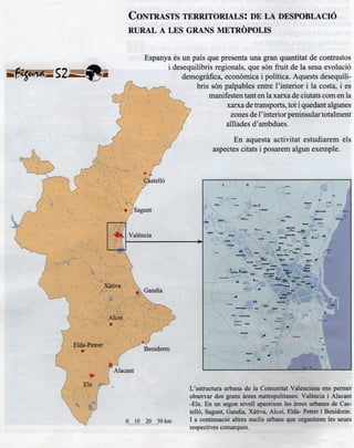 Geografia Gea Clio 3 Xarxa Urbana Comunitat  Valenciana