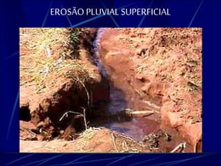 EROSÃO PLUVIAL SUPERFICIAL 
 
