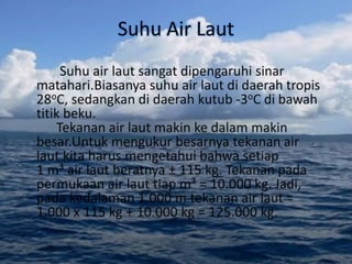 Suhu Air Laut
 
