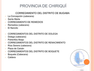 Geografia politica de Panama | PPTX
