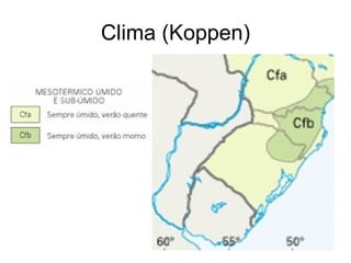 Clima (Koppen) 