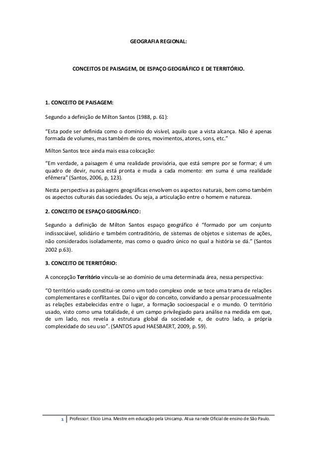 Cursos geografia regional