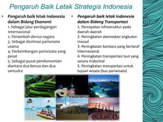 Letak Strategis Negara Indonesia