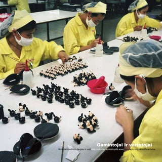 Gamintojai ir vartotojai
Norėdami sužinoti daugiau ir rasti idėjų mokymui apsilankykite www.geography.org.uk/adifferentview
 