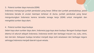 Contoh Sdm Rendah geografi ketenagakerjaan di indonesia geo | PPTX