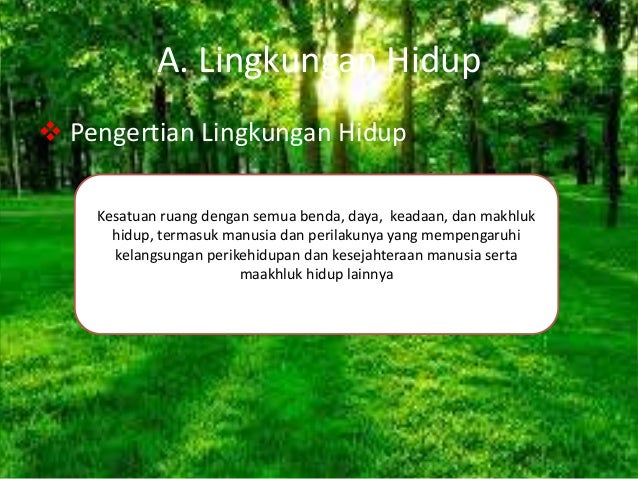 Geografi Bab Lingkungan Hidup Dan Pembangunan Berkelanjutan