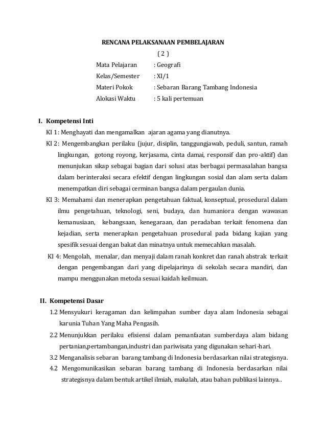 Geografi Sma Xi Rpp Xi 2