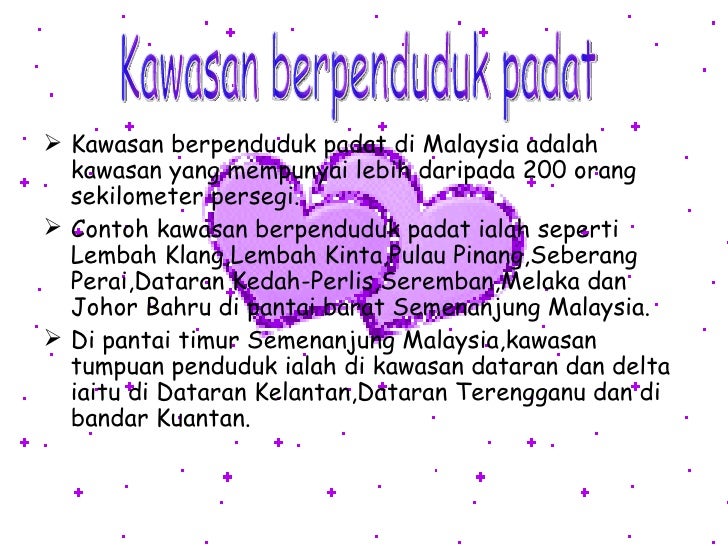 Mengapakah Kawasan Pantai Barat Semenanjung Malaysia Berpenduduk 