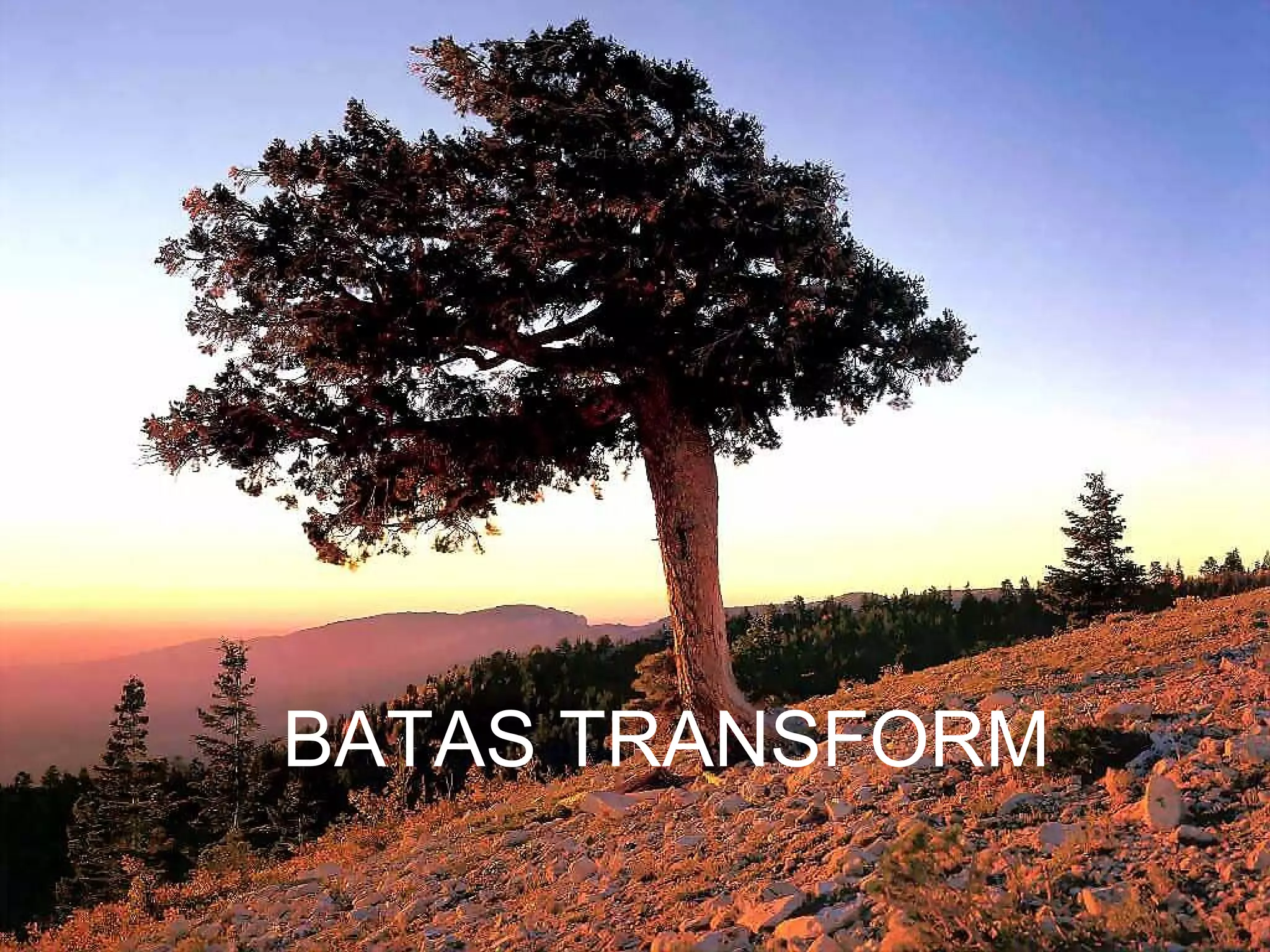 BATAS TRANSFORM 
 