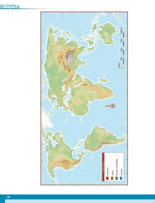 50
Bloque
60˚90˚120˚150˚30˚60˚90˚120˚150˚180˚30˚0˚
60˚90˚120˚150˚30˚60˚90˚120˚150˚180˚180˚30˚0˚
30˚
30˚
45˚
45˚
15˚
0˚
15˚
60˚
30˚
30˚
45˚
15˚
0˚
15˚
60˚
75˚75˚
60˚
01500300045006000km
Escala:
N
Simbología
Desierto
Selva
Bosquetemplado
Tundra
II
AB-GEO-6-P-042-075_2014_2015.indd 50 17/02/14 16:38
 