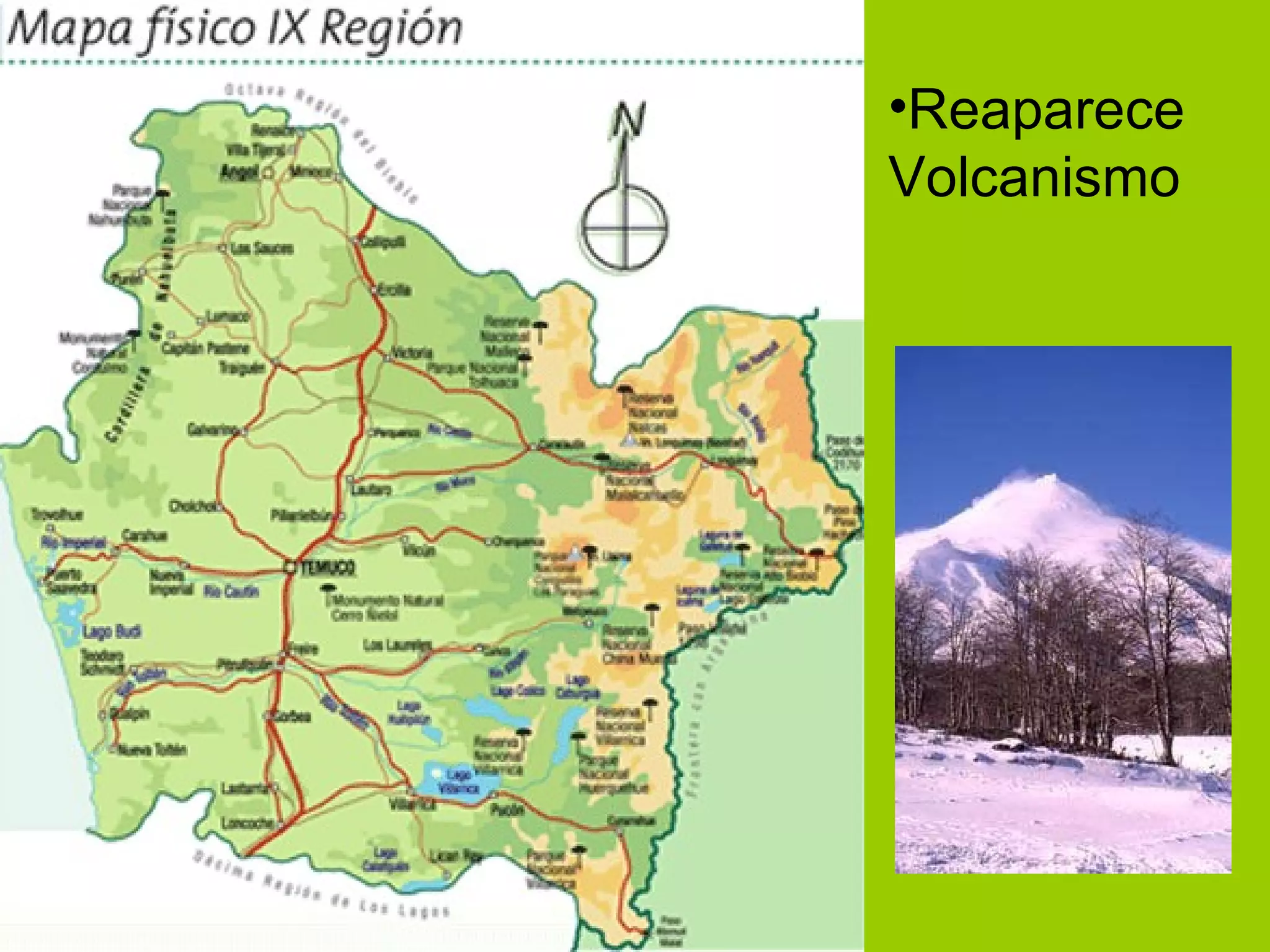Reaparece  Volcanismo 