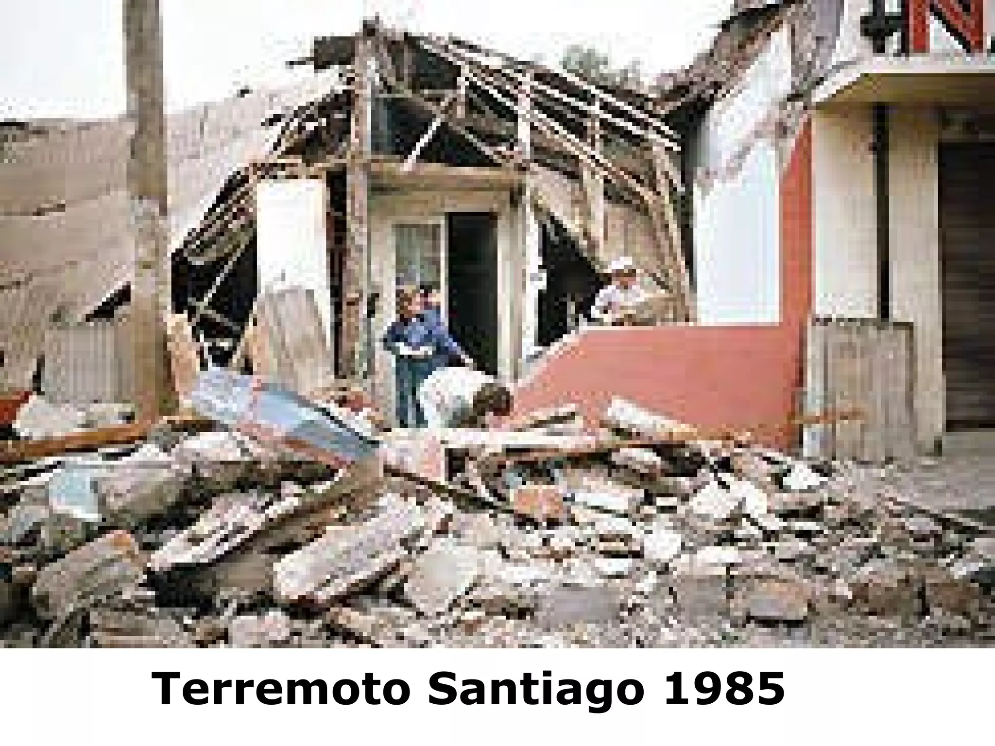 Terremoto Santiago 1985 
