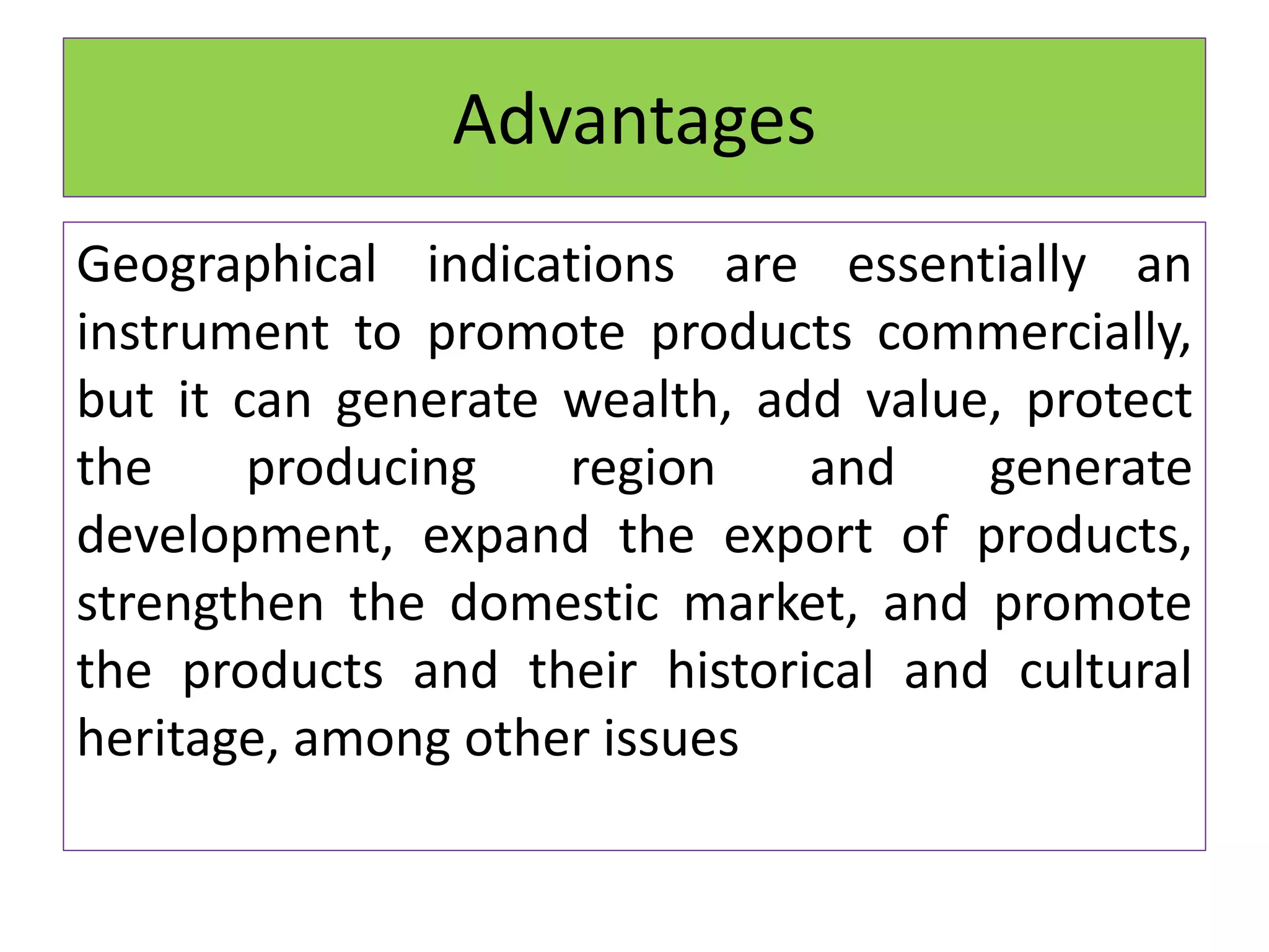 Geographical indication | PPTX
