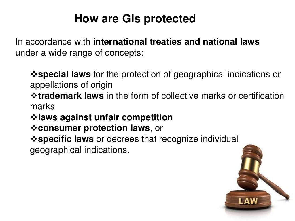 Geographical indications