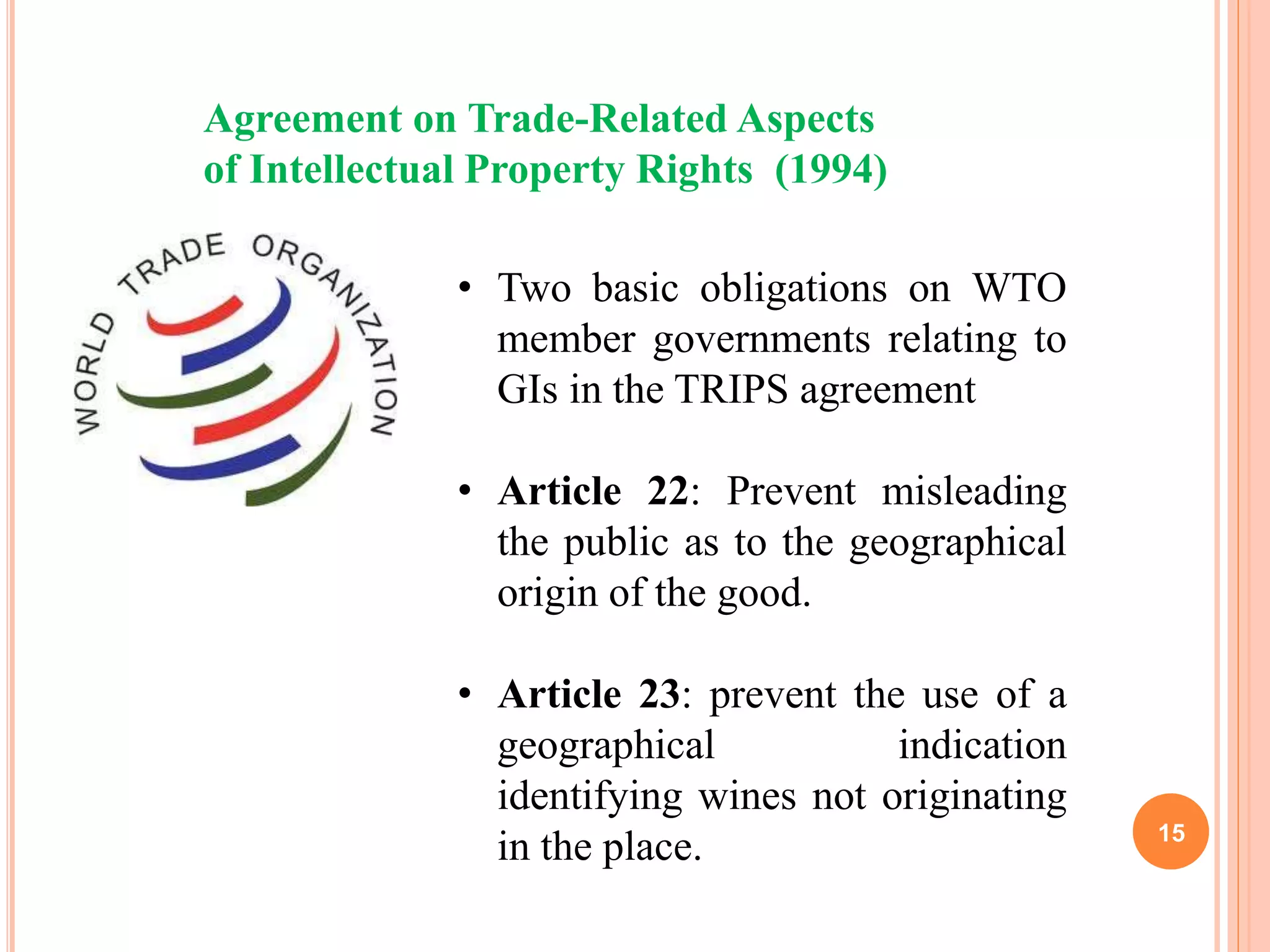 Geographical indication | PPTX