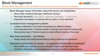 HDFS for Geographically Distributed File System | PDF