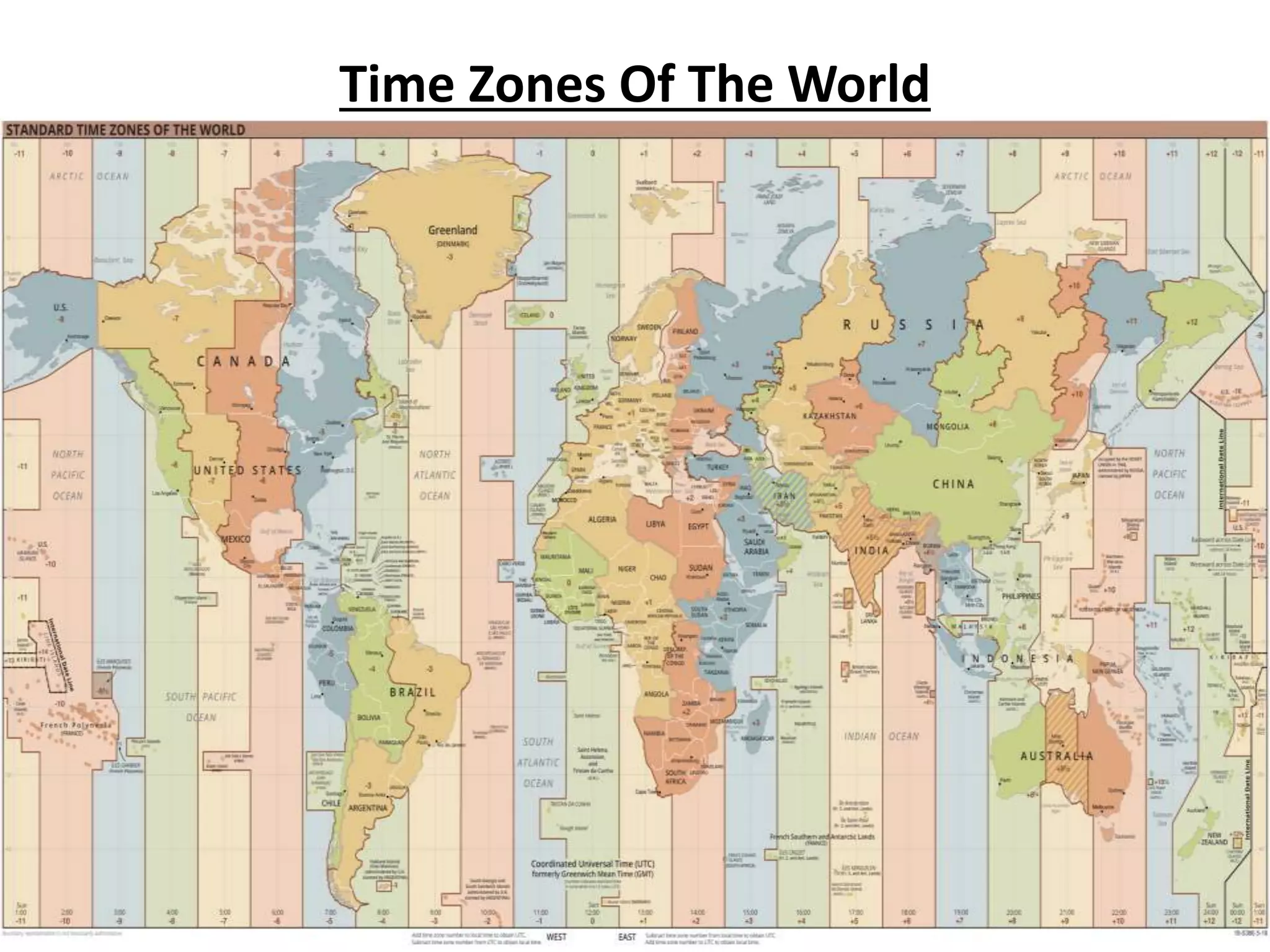 Time Zones Of The World
 