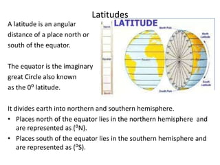 Geographic grid latitudes and longitudes made by Ravi Bharti | PPT
