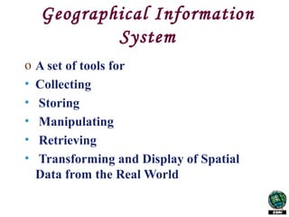 Geographic information system | PPT