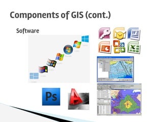 Software
Components of GIS (cont.)
 