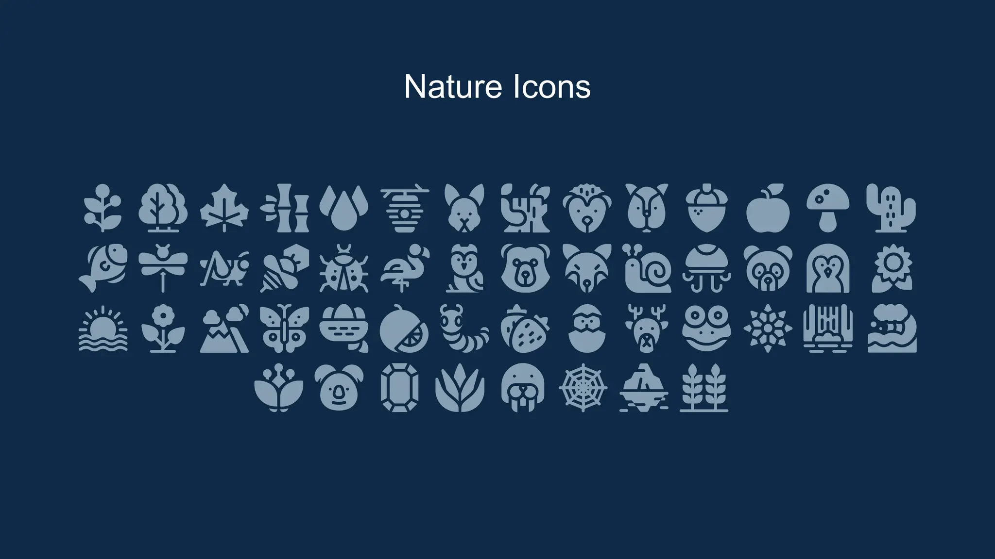 Nature Icons
 