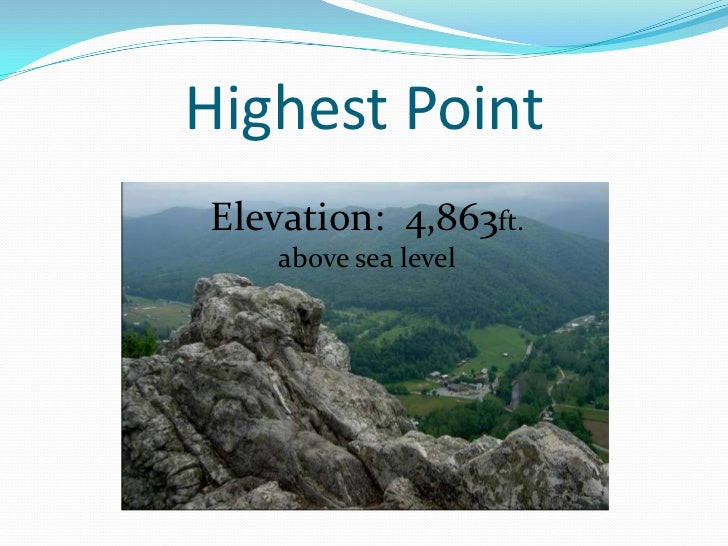 Geographic regions of west virginia