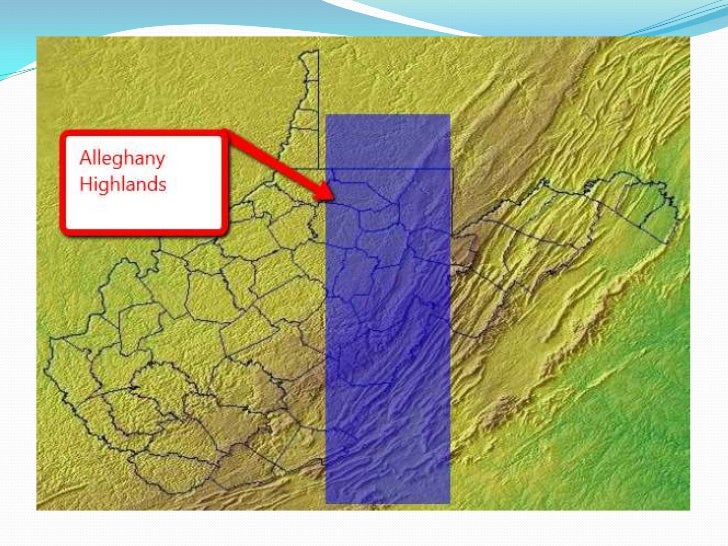 Geographic regions of west virginia