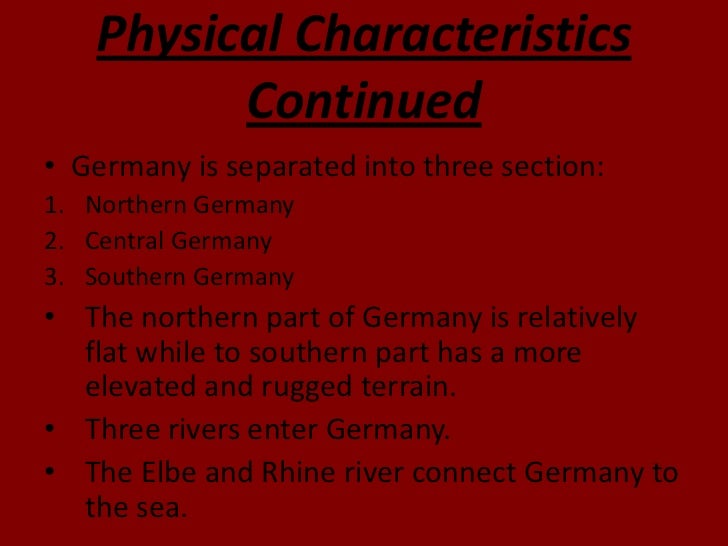 The Characteristics Of The German Culture In