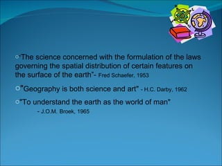 Schaefer Geography Geography | PPT