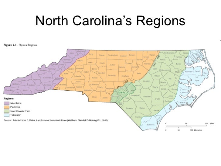 North Carolina Geography The Tidewater Region