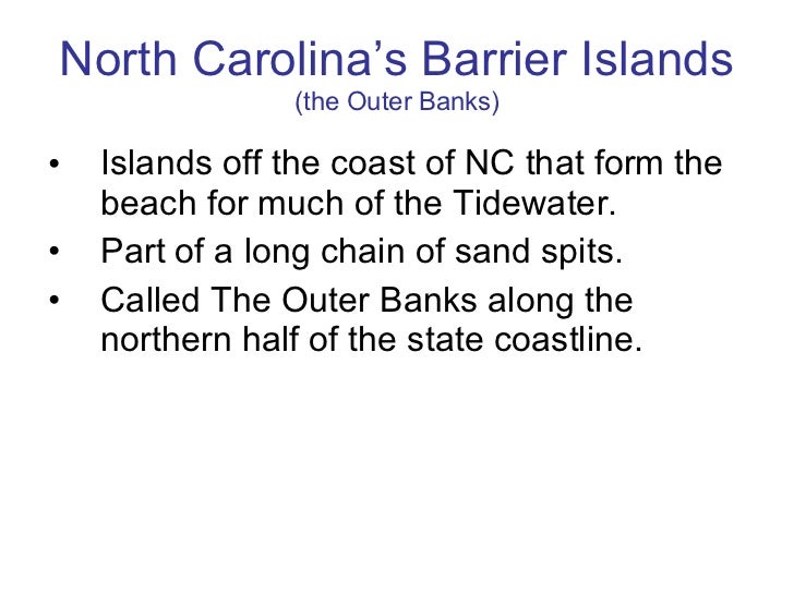 North Carolina Geography The Tidewater Region