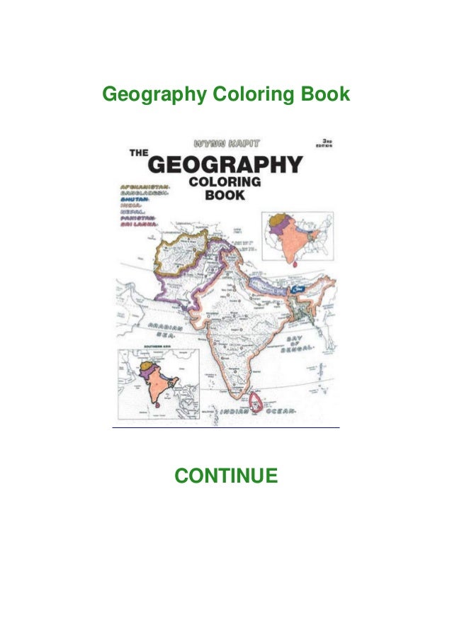 Download Pdf Download Geography Coloring Book