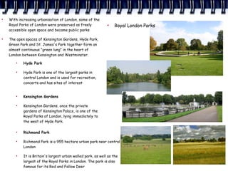 London Presentation - Case Study Higher Geography