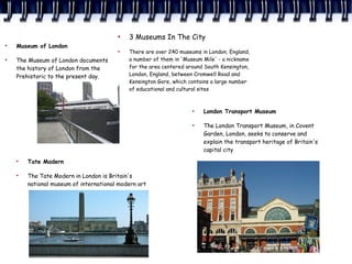 London Presentation - Case Study Higher Geography