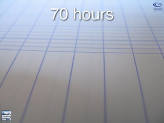 70 hours
 