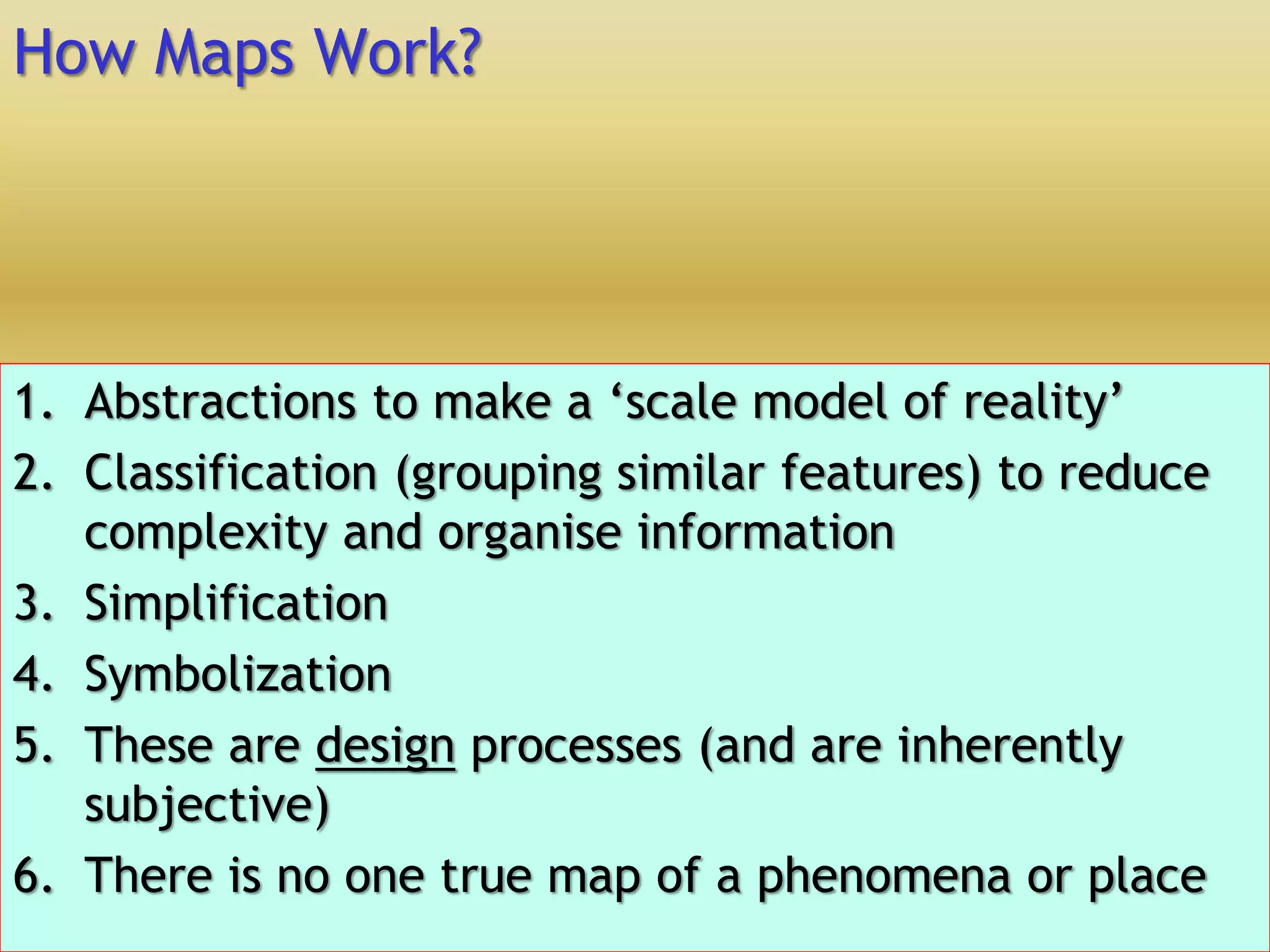 Geography and Cartography | PPTX
