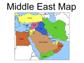 Middle East Map  