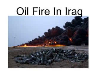 Oil Fire In Iraq 