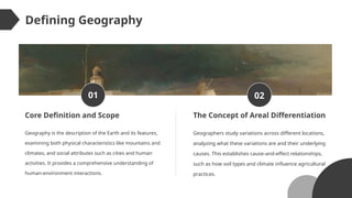 Geographical Dimension Examples Geography as an Integrative Discipline: Exploring Earth's Physical and ...