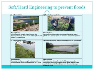 Soft/Hard Engineering to prevent floods
 