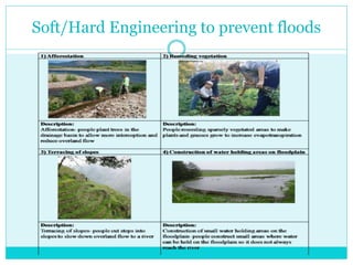Soft/Hard Engineering to prevent floods
 