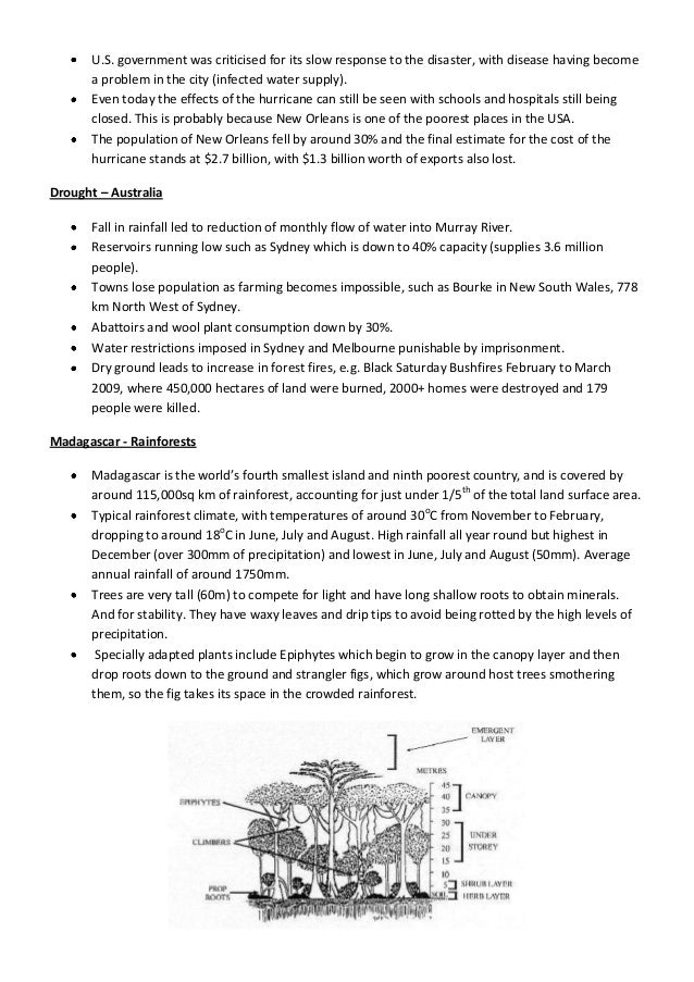 Geography case studies