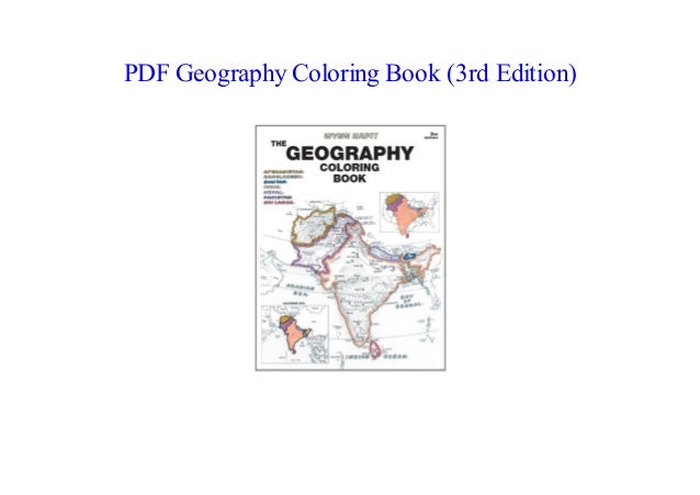 Download Pdf Geography Coloring Book 3rd Edition New 2018
