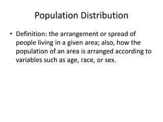 Geography definitions | PPTX | Geography | Science