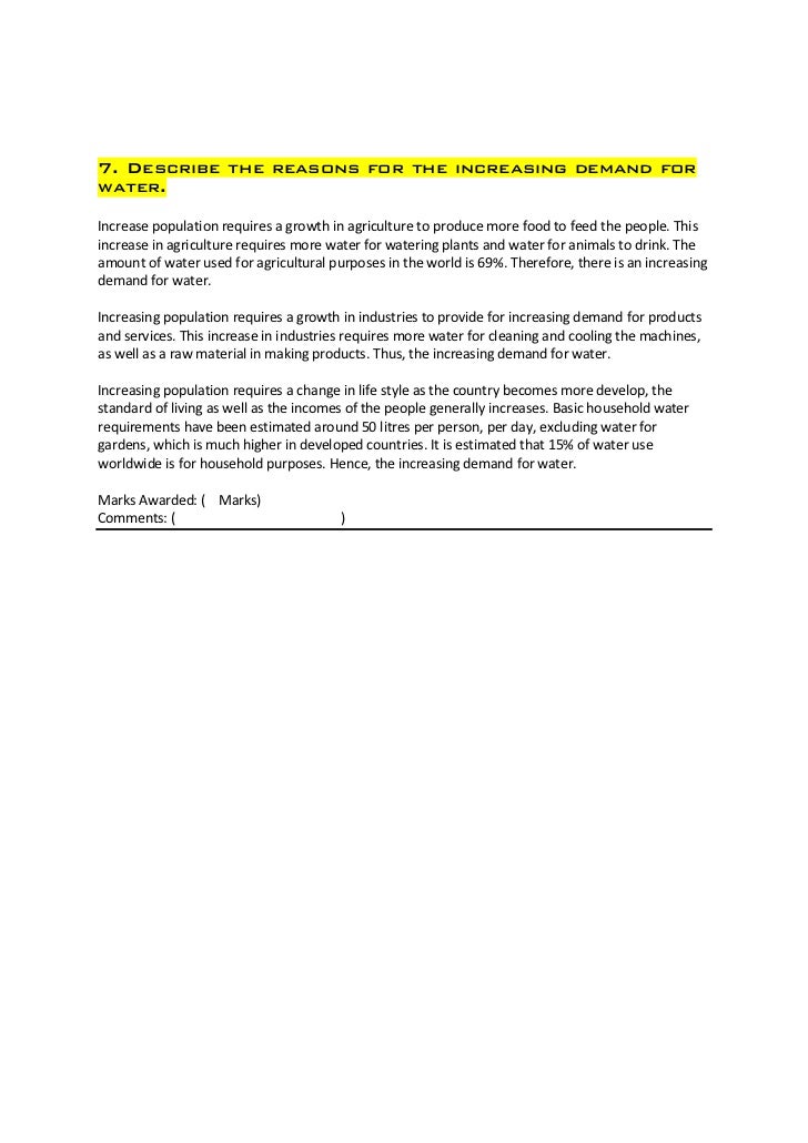 Geography Essential Questions Eoy 2012 With Answers
