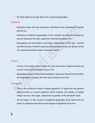 Geography form 1 notes, kenya syllabus | PDF