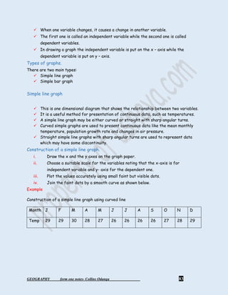 Geography form 1 notes, kenya syllabus | PDF