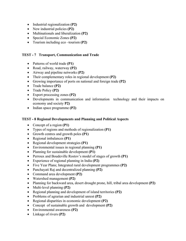 Geography Ias Plan Pdf