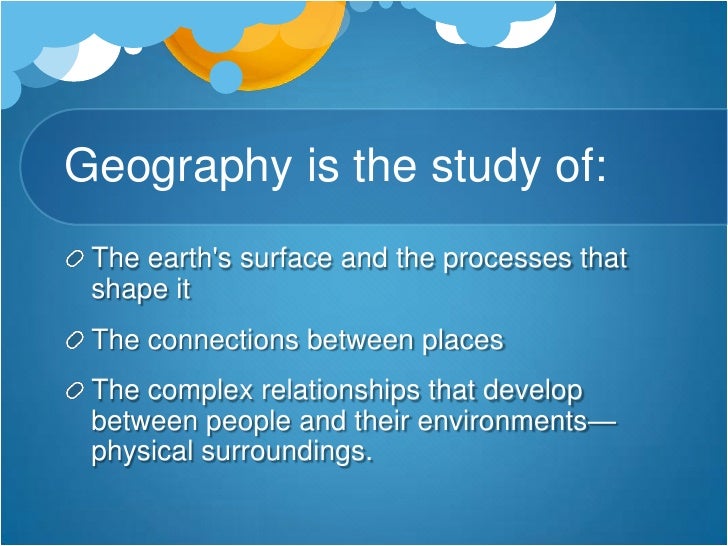 Geography Introduction